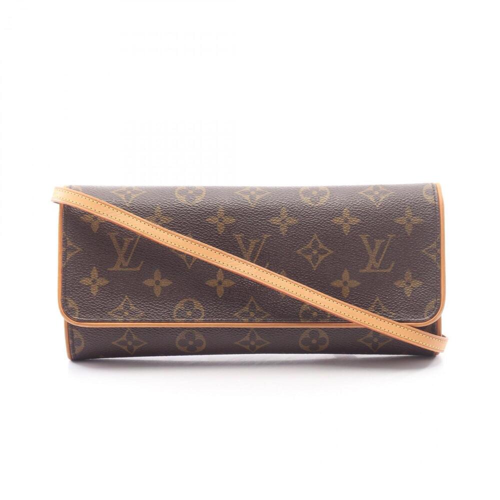 Louis Vuitton Pochette Twin GM Shoulder Bag/Handbag, Coated Canvas and Leathe...